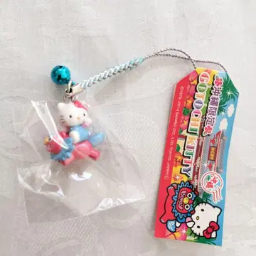 오키나와 한정판 헬로키티 스트랩 족쇄