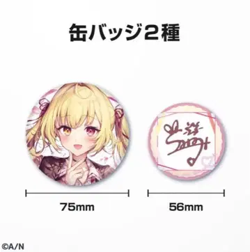 호시카와 사라 생일 굿즈 캔뱃지 니지산지