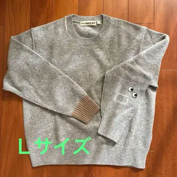 안야 힌드마치 램스울 스웨터 L 유니클로 그레이