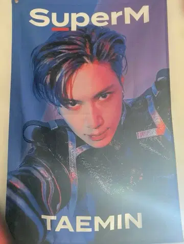 SHINee 태민 공식 패브릭 포스터 SuperM