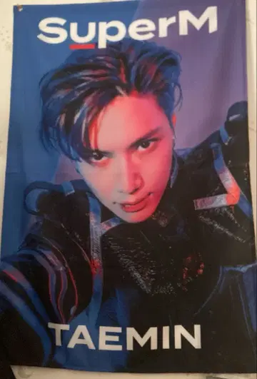 SHINee 태민 공식 패브릭 포스터 SuperM