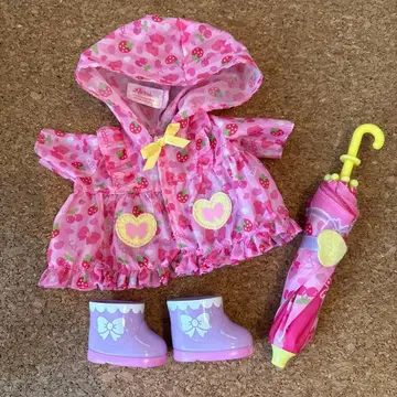 [새상품급] 멜짱 레인코트 우산 장화 세트