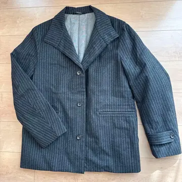 투모로우랜드 남성용 울 코트 L