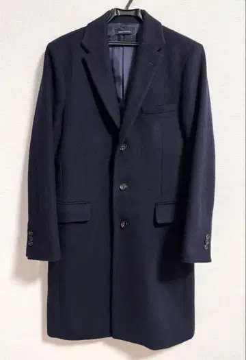 체스터 코트 롱 코트 남성용 (어반 리서치) 울