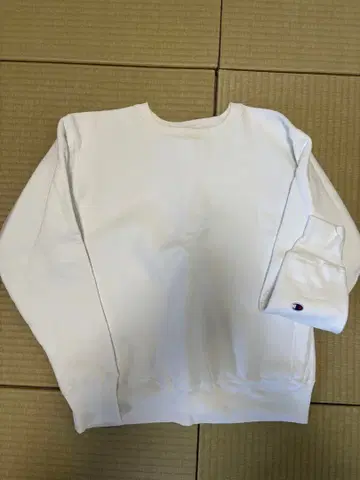 Champion Reverse Weave 빨간색 택 XL 화이트