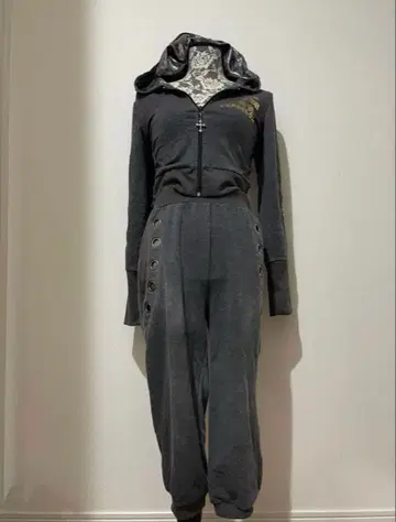 레어 d.i.a. 다이아 후드 그레이 셋업 헤이세이 갸루 레트로 초레어