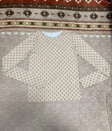 MAISON SPECIAL 모노그램 프린트 저지 탑