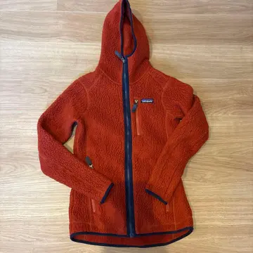 patagonia 플리스 자켓 오렌지 브라운