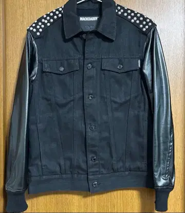 MACKDADDY 스터드 데님 자켓