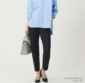 새상품급 PLST 플라스테 스틱 팬츠 코튼 블렌드 블랙 S 사이즈