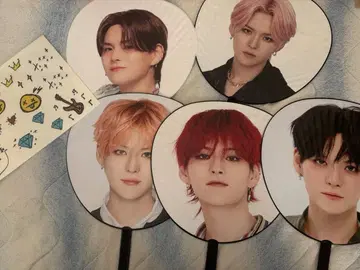 요시 부채 묶음 판매 흠집 5번째