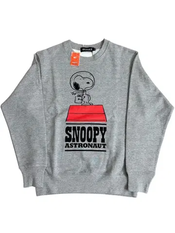 BEAMSxVintagePEANUTS 별주 크루넥 맨투맨