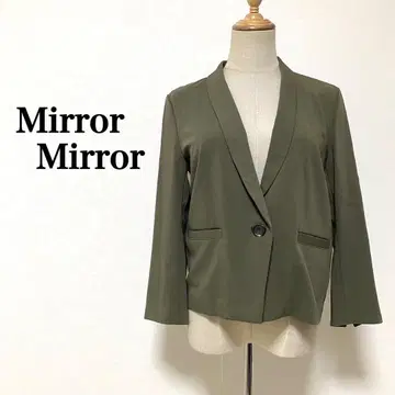 미러 미러 온 더 워 테일러드 자켓 1버튼 모스그린 M