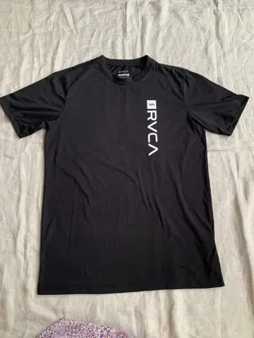 미사용품 RVCA 루카 블랙 스포츠 T셔츠