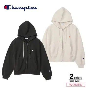거의 미사용 Champion 풀 집업 후드 부착 후드티 M