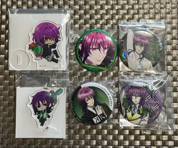 K 미샤카미 시보라색 캔뱃지 아크링 키링 아크릴 스탠드