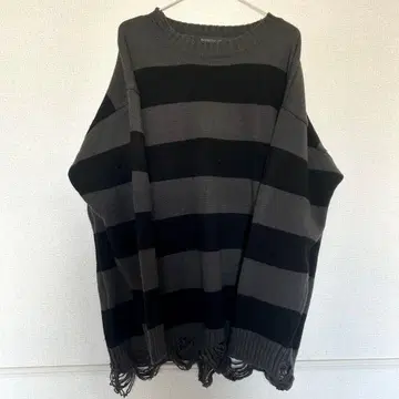 [ XU ] BANGQULUO 데미지 니트 [ XL ]