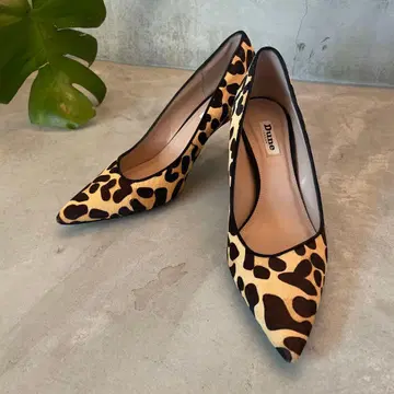 DUNE London 힐 레오파드 무늬 사이즈 39 24.5-25cm