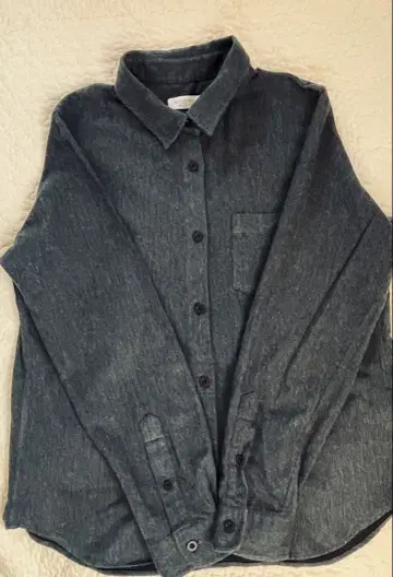 sunspel 다크 블루 코튼 셔츠 사이즈 0