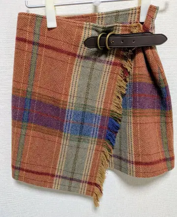 미사용 새상품 랄프 로렌 랩 미니 스커트