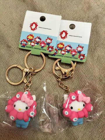 오사카 만박 파스텔 미야쿠미야쿠 산리오 입체 마스코트 키링