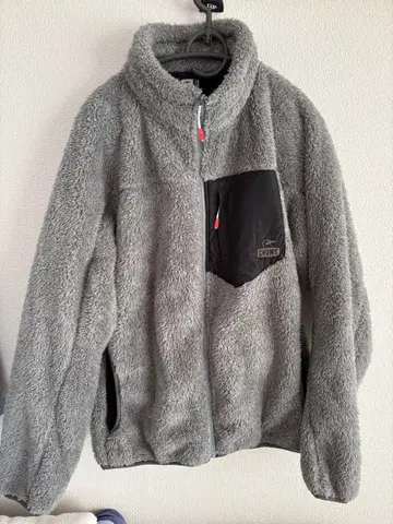 CHUMS 플리스 자켓 그레이