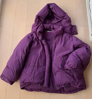 SNIDEL 퍼플 다운 자켓