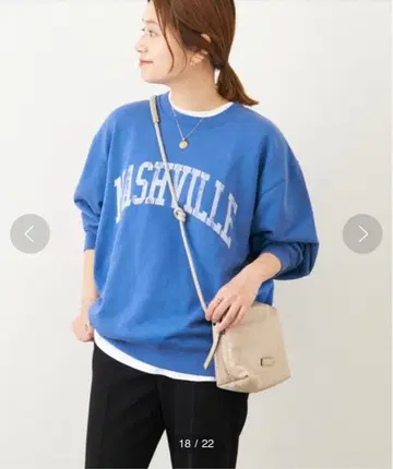 새상품급 [ JOURNAL STANDARD ] 페이드 로고 맨투맨