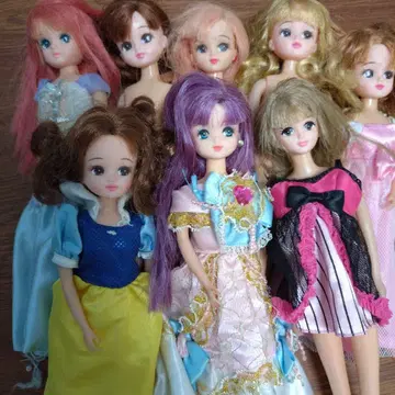 리카짱 인형 8개 세트