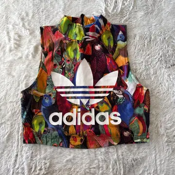 adidas 컬러풀 새 프린트 슬리브리스