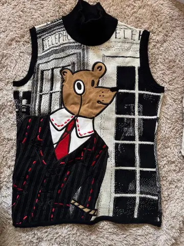 까스텔바작 니트 베스트