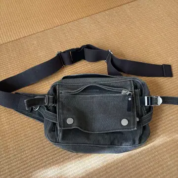 BAGGY PORT 허리 백 다크 그레이