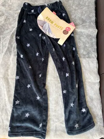 룸 팬츠 M-L 다크 블루 별 패턴