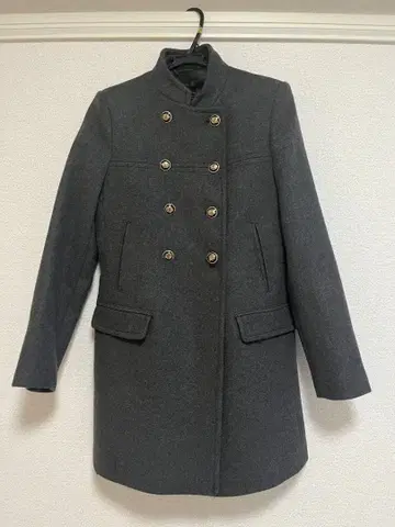 ZARA 울 더블 브레스트 코트
