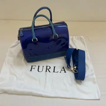 FURLA/블루 백/캔디 백