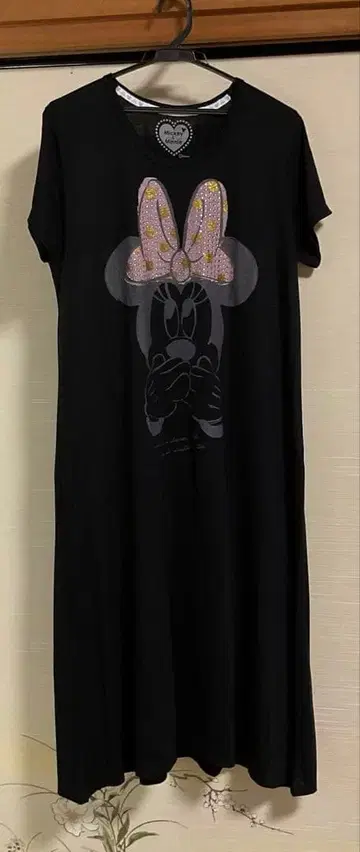 여성용 홈웨어 미니 블랙 LL 사이즈