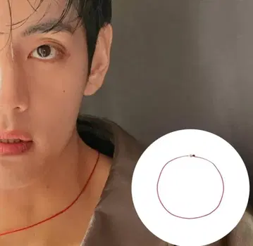 CCNMADE 레드 목걸이 체찬남 메이드 테테 40cm