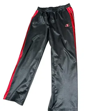Champion 챔피온 남성 저지 팬츠 블랙/레드