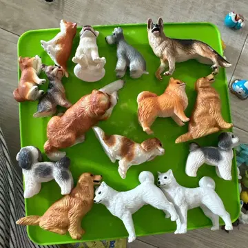 강아지 피규어 세트 묶음 판매