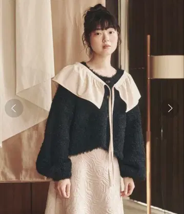 moitytto 볼륨 푸들 가디건