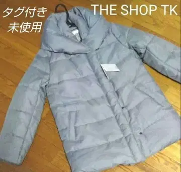 THE SHOP TK 써모밀 필 가공 충전솜 코트 S 그레이