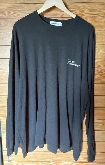 Cootie Productions 블랙 롱 슬리브 T셔츠 XL