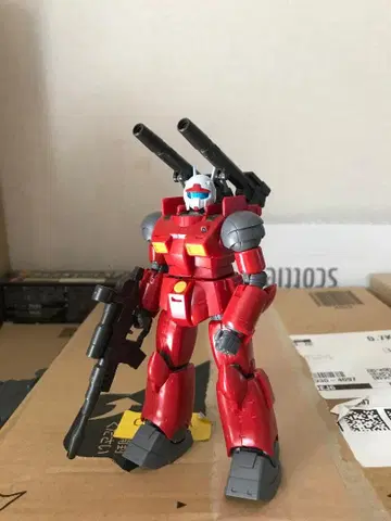 HG 건캐논 오리진 도안 건담 프라모델 정크 파치조립