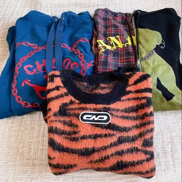 *Candy Stripper 후드티 원피스 니트 3세트 모음