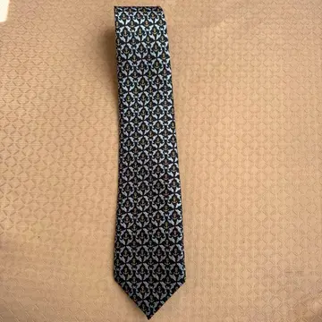 TAYA 돌고래와 닻 넥타이 네이비