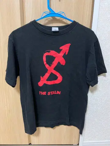 THE STALIN 블랙 T셔츠 반팔