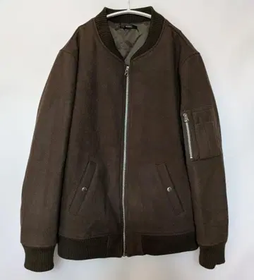 URBAN RESEARCH ROSSO 울 MA-1 브라운 L 구제 의류