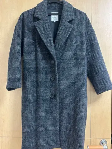 [ 새상품급 ] BEAMS B:MING 체크 무늬 롱 코트 S 사이즈