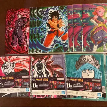 드래곤볼 제일복권 클리어 파일&타월 세트 24개 묶음 판매