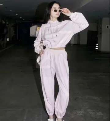 epine 셋업 맨투맨 pink